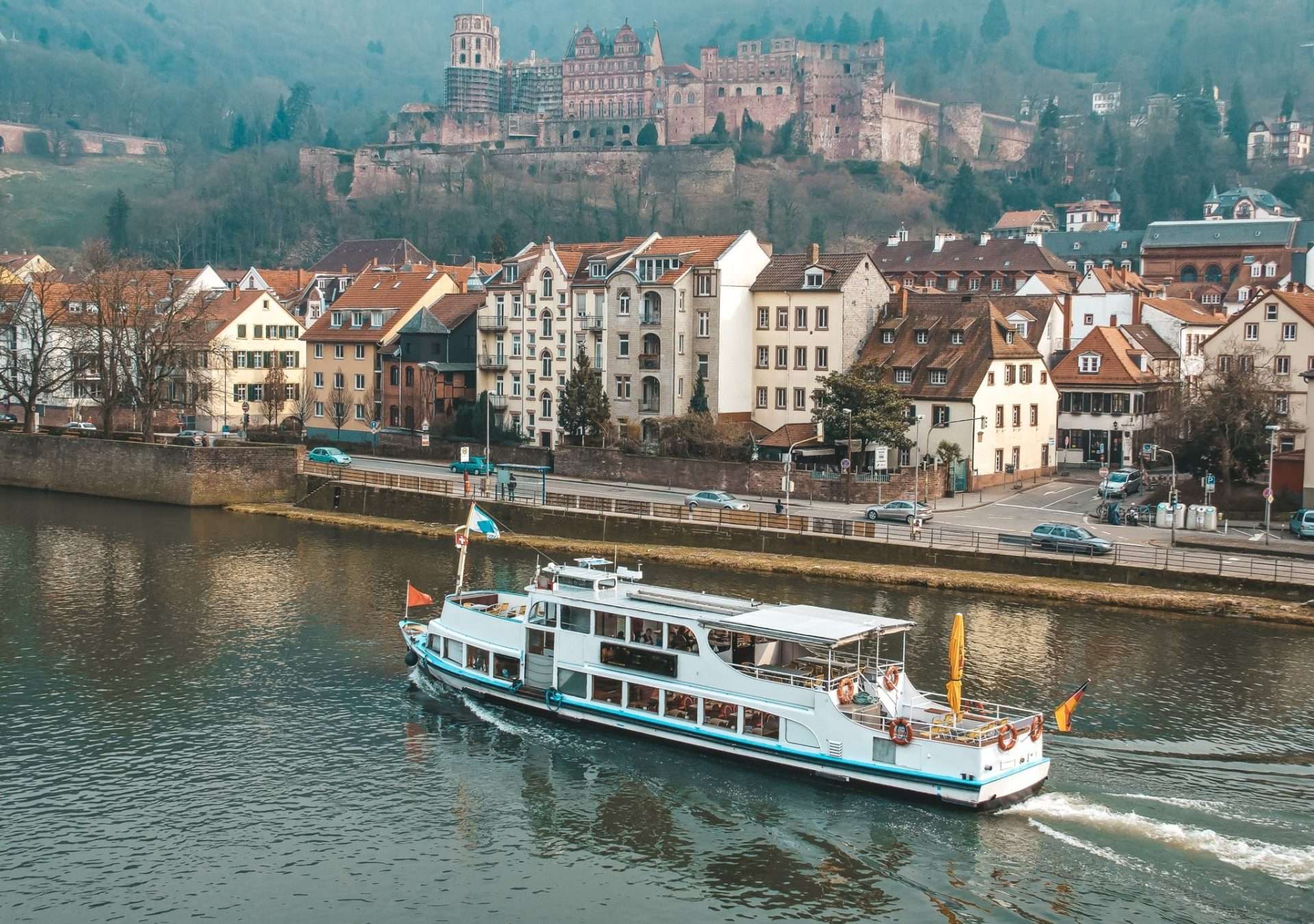 Vistas al rio Neckar, Heidelberg