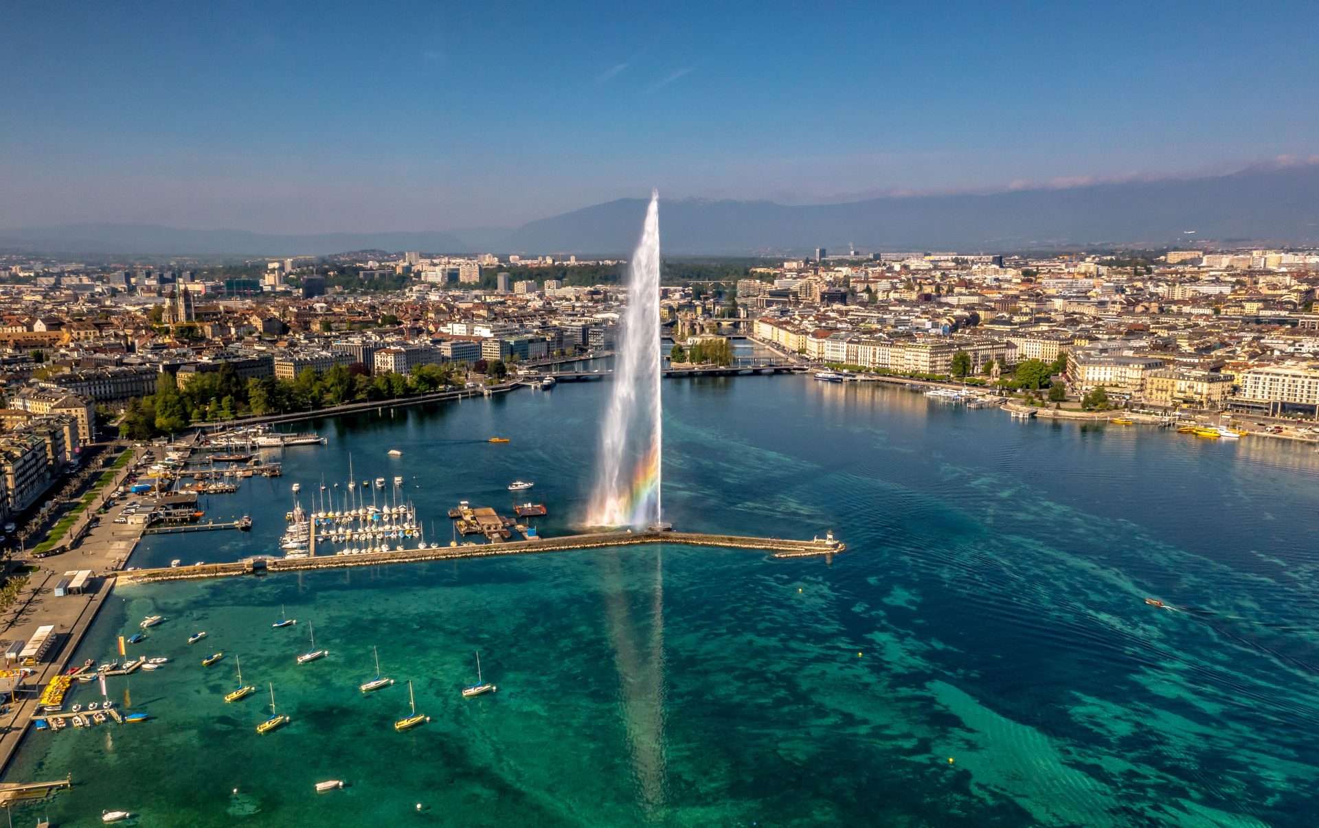 Chorro de agua en Geneve