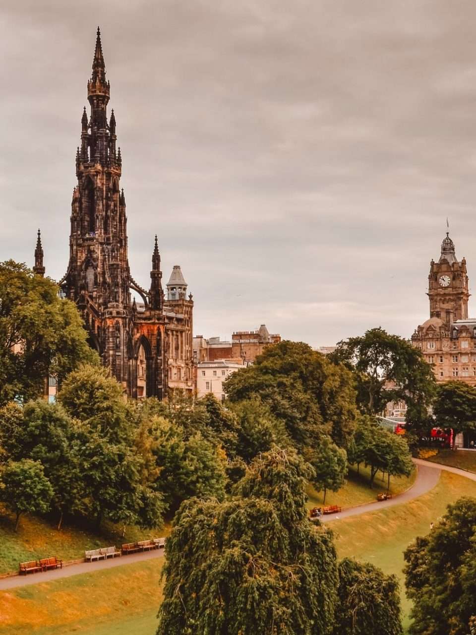 Vistas de Edimburgo en Otoño