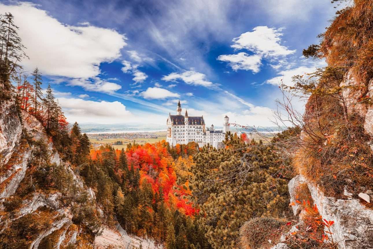 Castillo Neuschwanstein Bavaria, Alemania