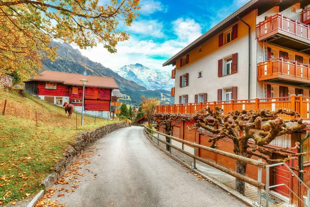 Lauterbrunnen en Octubre, Suiza